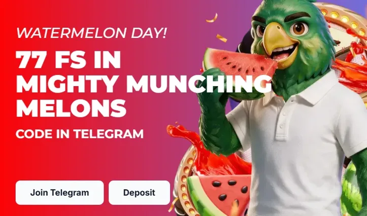 Промо Watermelon Day от Lukkly: 77 фриспинов по коду в Telegram